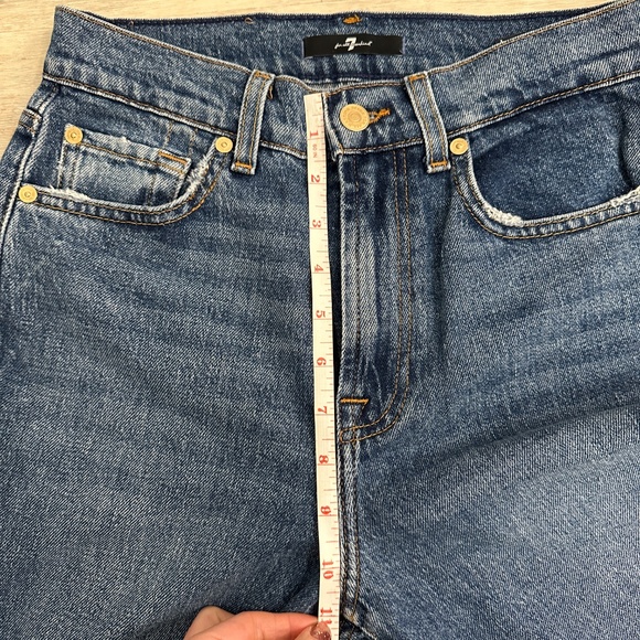NWT 7 For All Mankind Logan Stovepipe Jeans, 25 - Picture 7 of 7